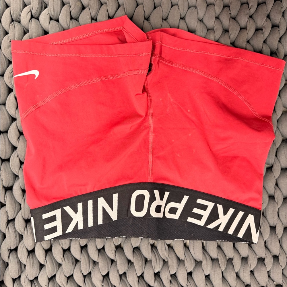 Nike Dri-Fit Red Training Shorts